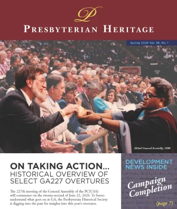 Presbyterian Heritage Spring 2026 Cover