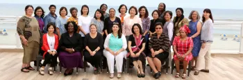 Group of women posing for camera