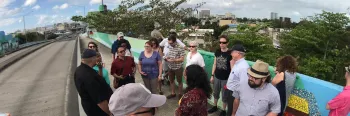 A PC(USA) committee visiting San Juan, Puerto Rico.