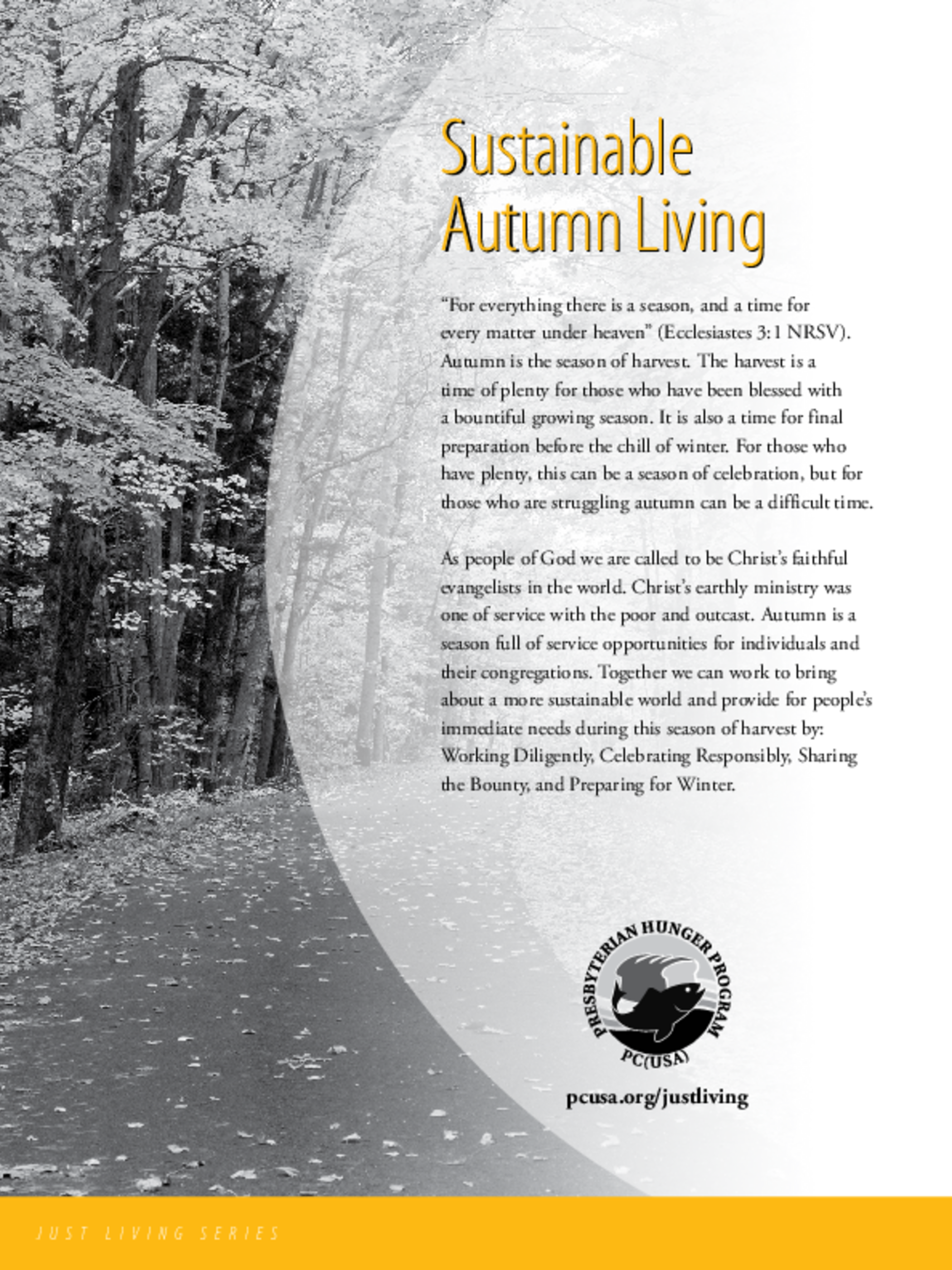 Part of the Just Living series