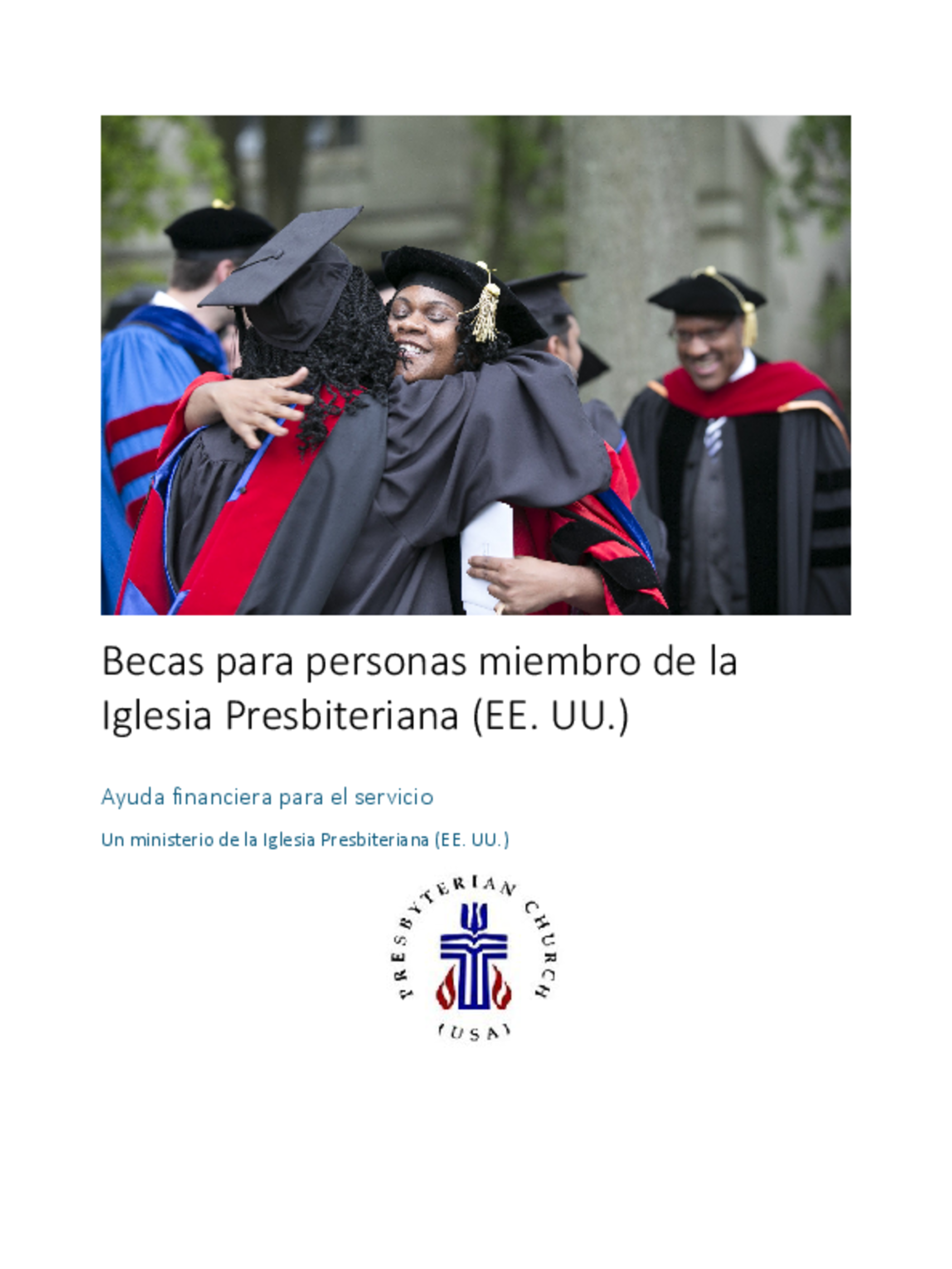 scholarship info for pc(usa) members -- in Spanish