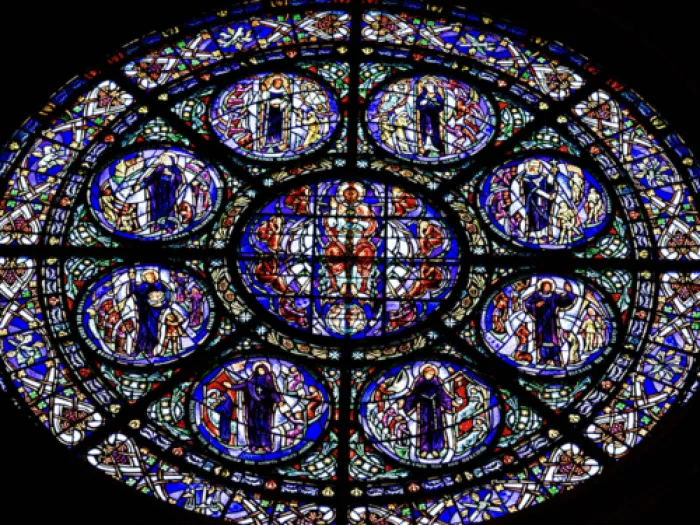 Stained glass window