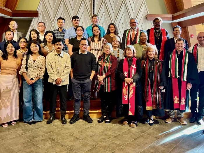 Members of Zo Presbyterian Church in Atlanta, GA celebrate their church chartering.