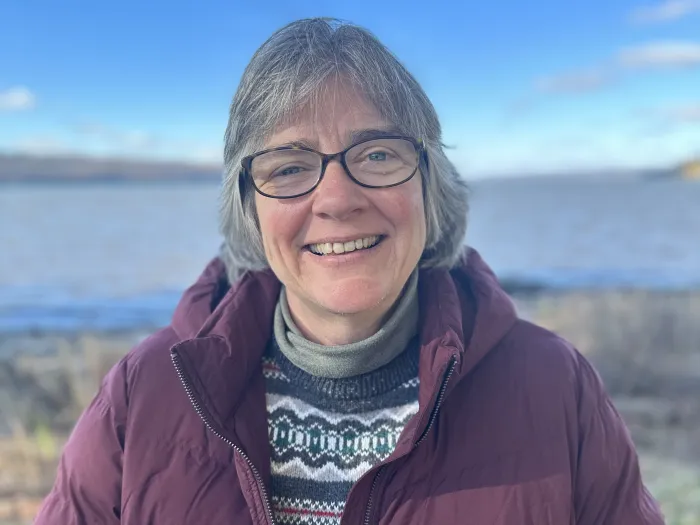 Rev. Carolyn Winfrey Gillette at Cayuga Lake 