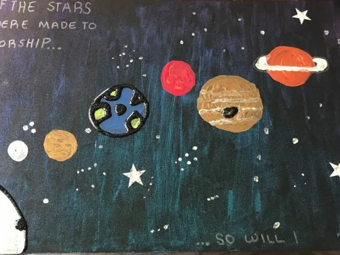 Universe painting