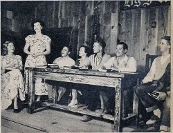 Colleen speaks at a Christian College Conference.