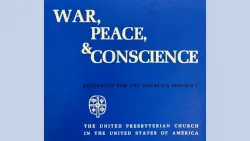Cover of "War, Peace, & Conscience: Resources for the Church's Ministry," 1970.